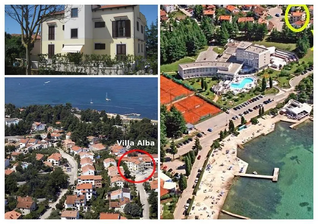 Apartments Villa Alba Porec Croatia